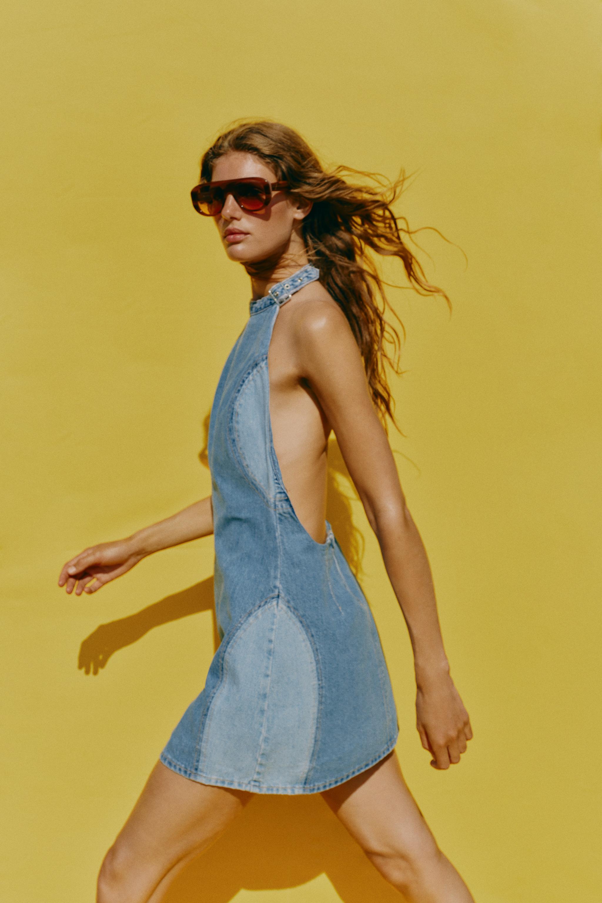Z1975 OPEN-BACK MINI DRESS